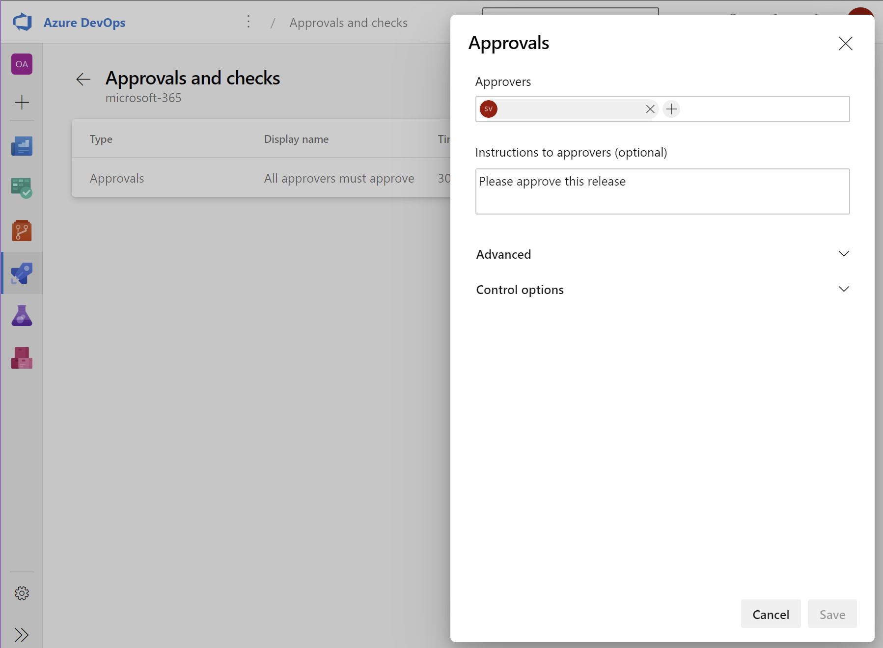 Approval Configuration